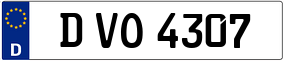 Truck License Plate